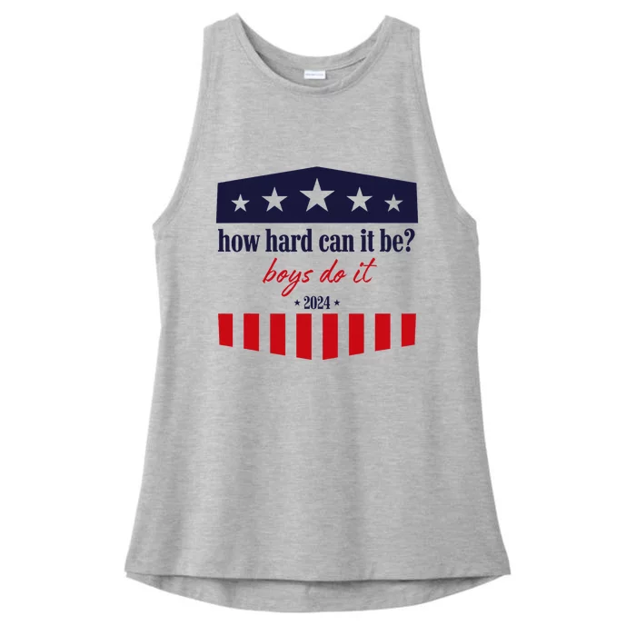 How Hard Can It Be Do It 2024 Ladies Tri-Blend Wicking Tank