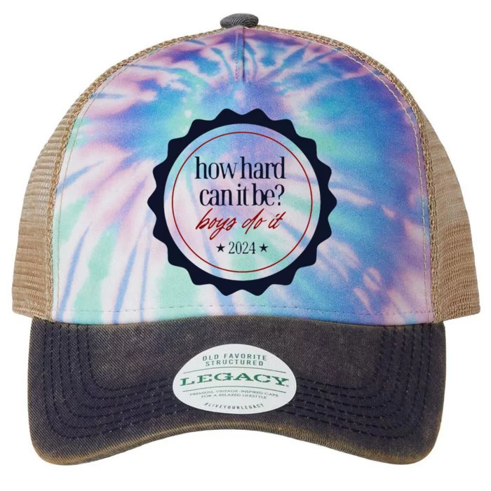 How Hard Can It Be Do It Badge 2024 Legacy Tie Dye Trucker Hat