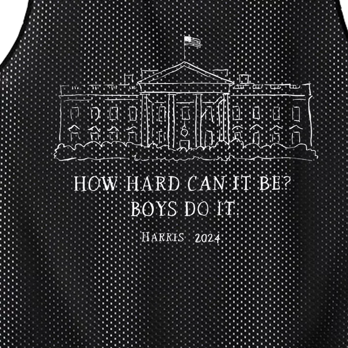 How Hard Can It Be Do It Harris 2024 Mesh Reversible Basketball Jersey Tank