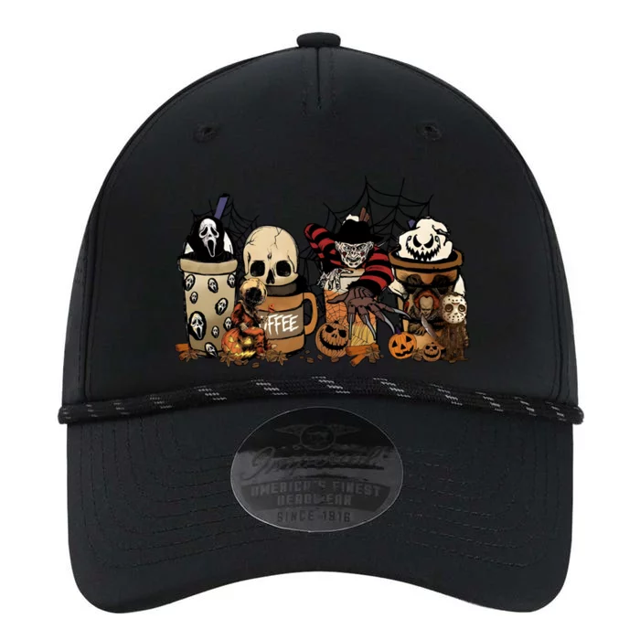 Halloween Horror Coffee Scary Ghost Skull Performance The Dyno Cap