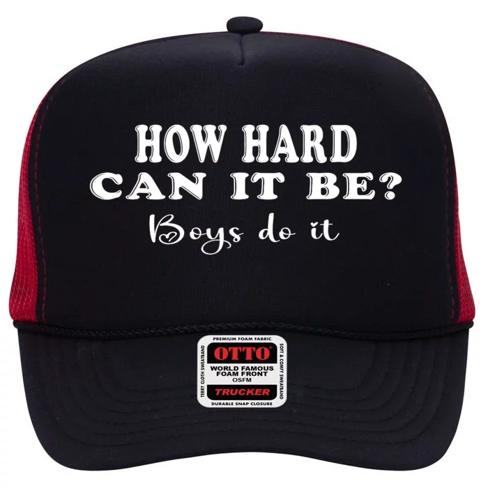 How Hard Can It Be Boy.S Do It High Crown Mesh Trucker Hat