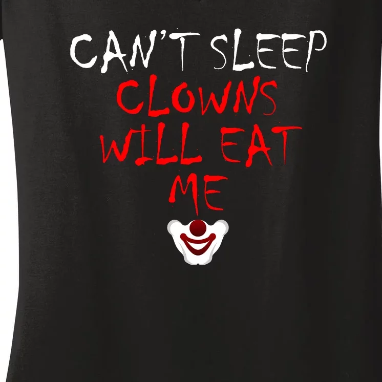 Horror Hunting Clown Women's V-Neck T-Shirt