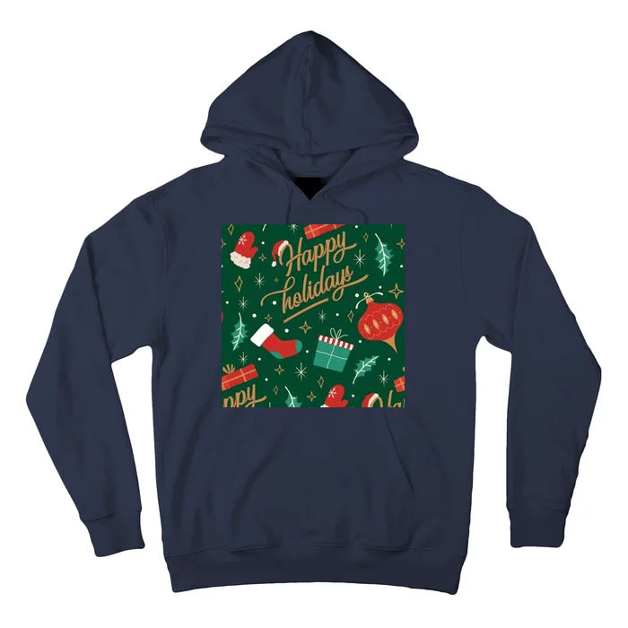 Happy Holidays Christmas Festive Hoodie