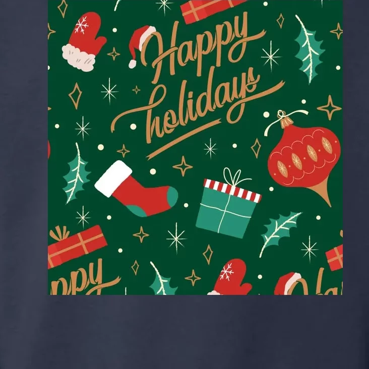 Happy Holidays Christmas Festive Toddler Hoodie