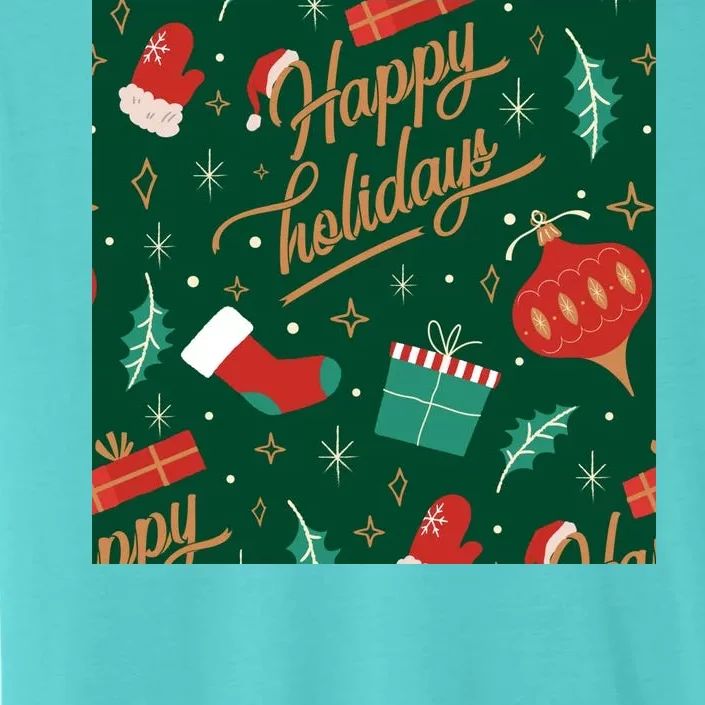 Happy Holidays Christmas Festive ChromaSoft Performance T-Shirt