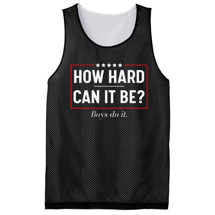 How Hard Can It Be Do It Kamala 2024 Mesh Reversible Basketball Jersey Tank