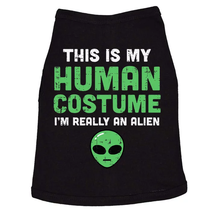 Halloween Human Costume Im Alien Doggie Tank