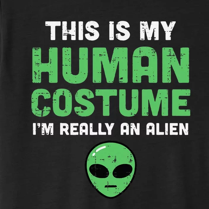 Halloween Human Costume Im Alien ChromaSoft Performance T-Shirt