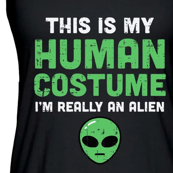 Halloween Human Costume Im Alien Ladies Essential Flowy Tank