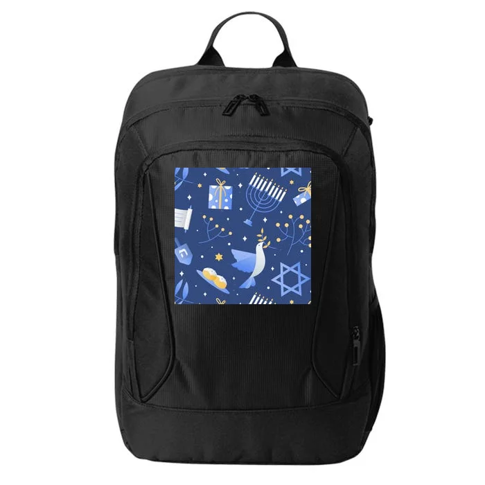 Hanukkah Holiday Celebration City Backpack