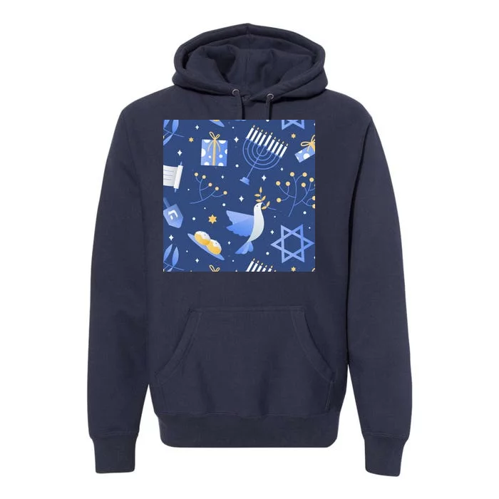 Hanukkah Holiday Celebration Premium Hoodie