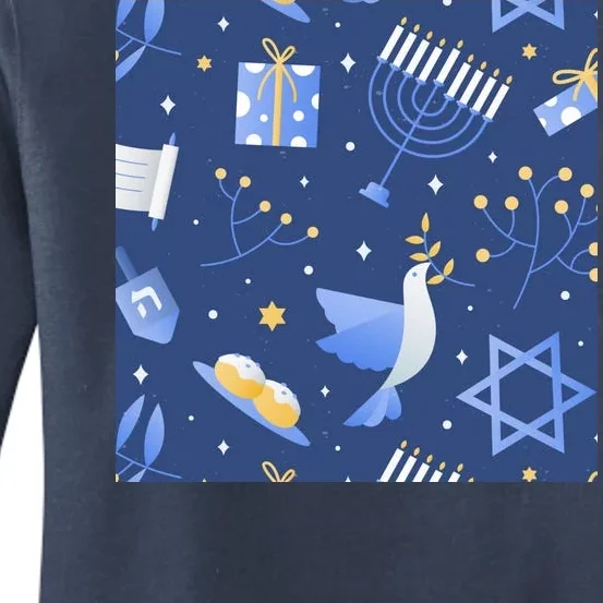 Hanukkah Holiday Celebration Women's Pullover Hoodie