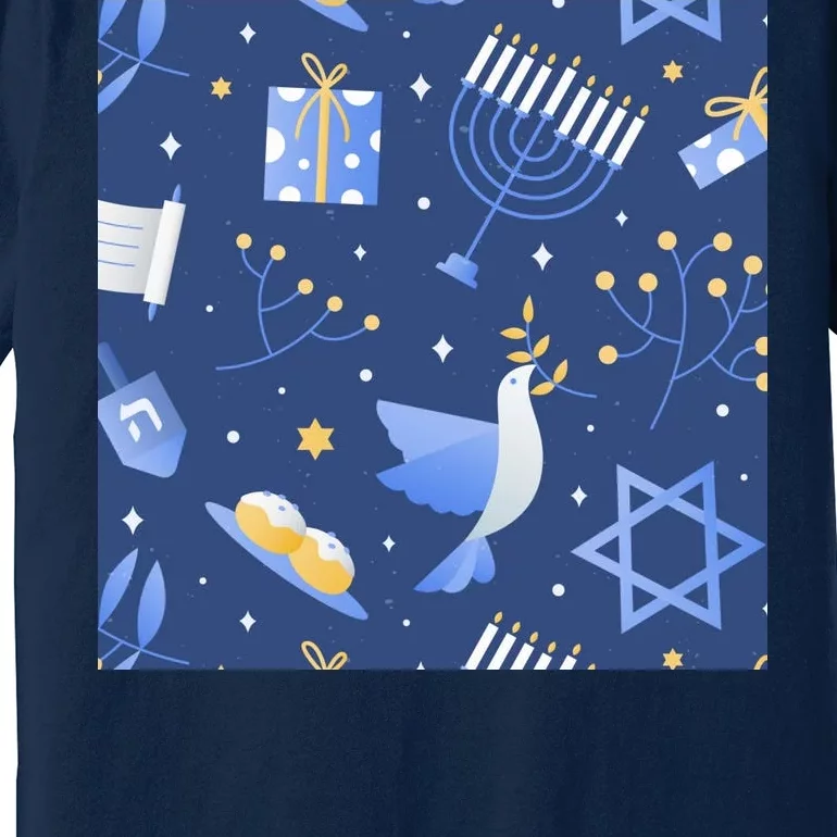 Hanukkah Holiday Celebration Premium T-Shirt