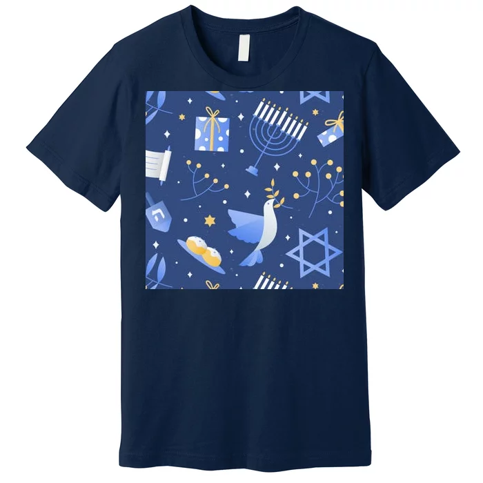 Hanukkah Holiday Celebration Premium T-Shirt