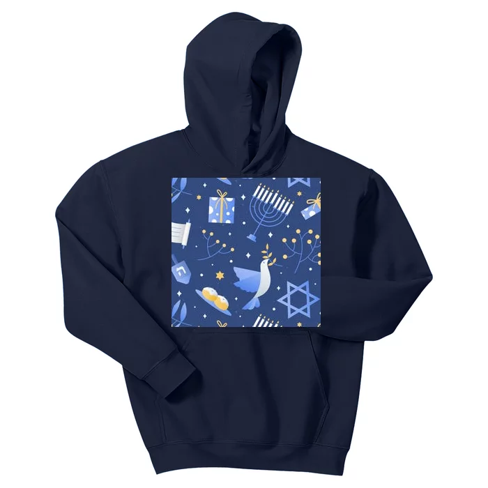 Hanukkah Holiday Celebration Kids Hoodie