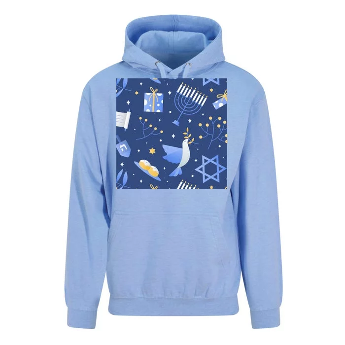 Hanukkah Holiday Celebration Unisex Surf Hoodie