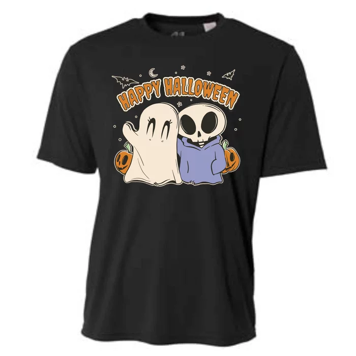 Happy Halloween Cute Monsters Cooling Performance Crew T-Shirt