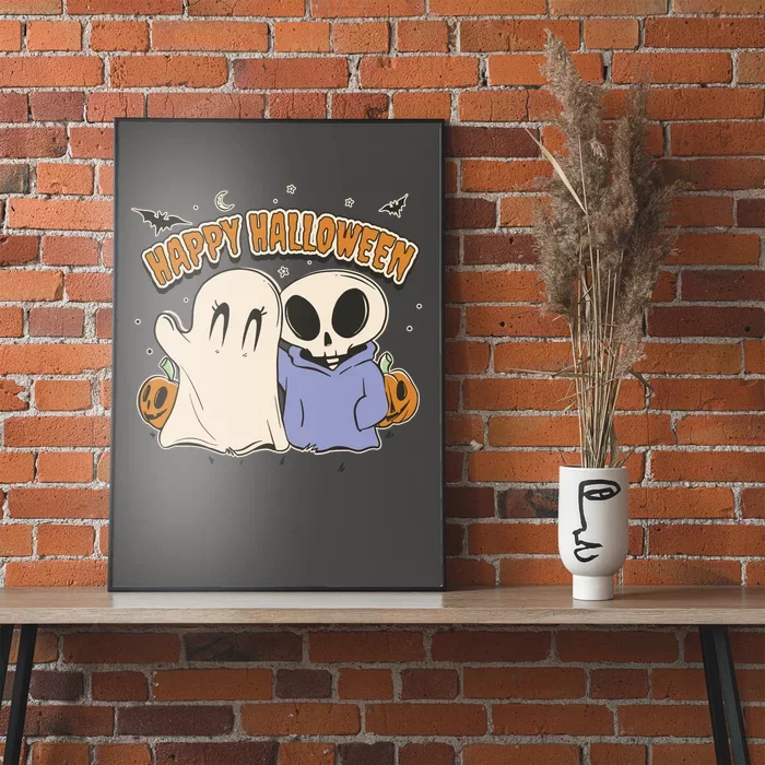 Happy Halloween Cute Monsters Poster