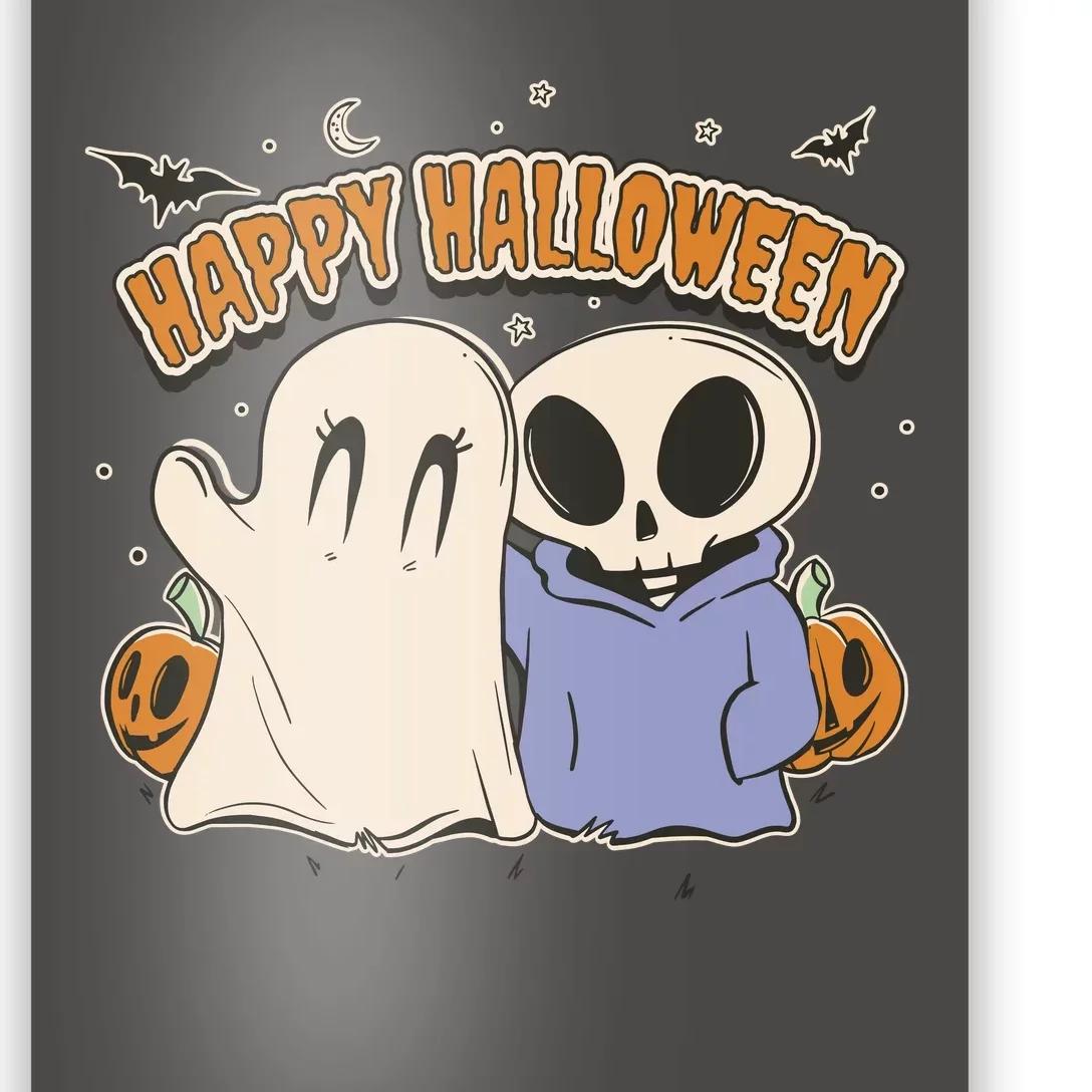 Happy Halloween Cute Monsters Poster