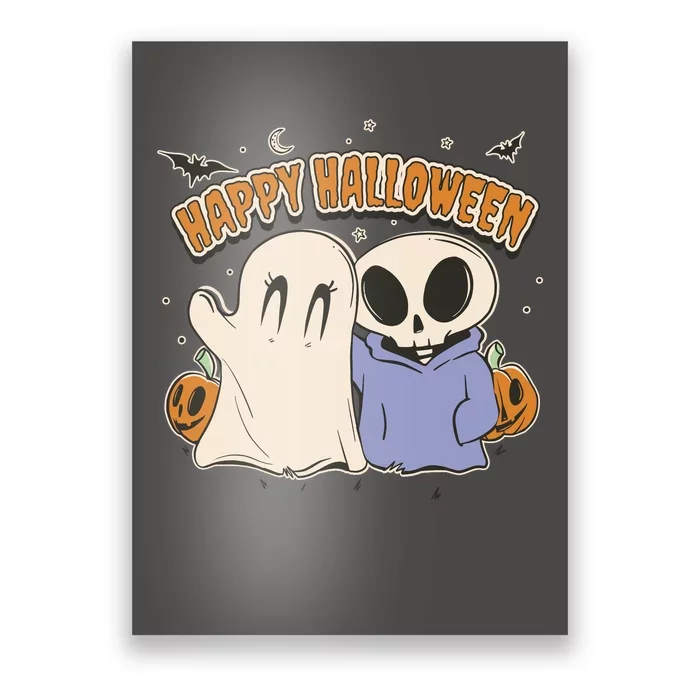 Happy Halloween Cute Monsters Poster