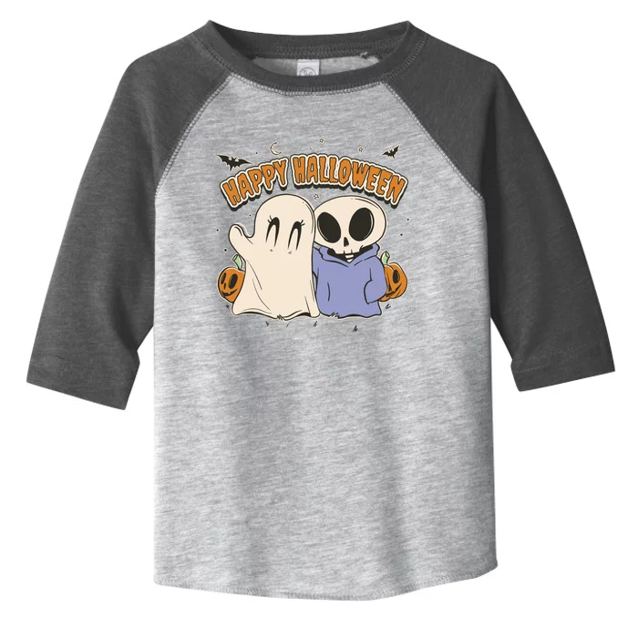 Happy Halloween Cute Monsters Toddler Fine Jersey T-Shirt