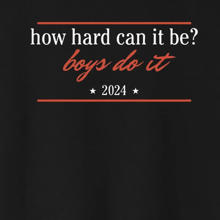 How Hard Can It Be Do It 2024 Women's Crop Top Tee