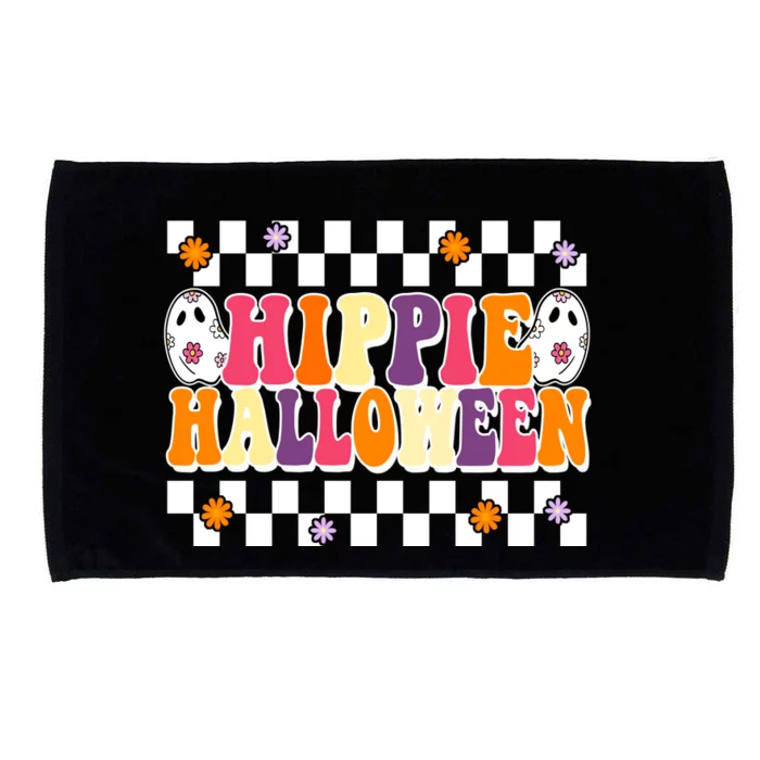 Hippie Halloween Cute Retro Microfiber Hand Towel