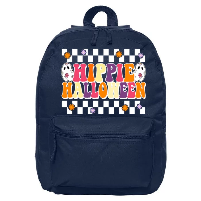 Hippie Halloween Cute Retro 16 in Basic Backpack