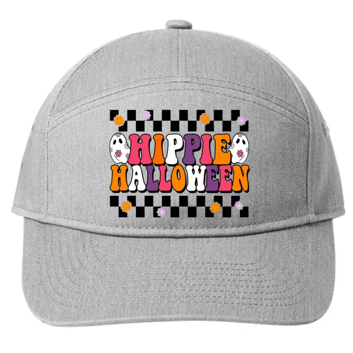 Hippie Halloween Cute Retro 7-Panel Snapback Hat