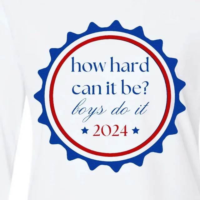 How Hard Can It Be Do It 2024 Womens Cotton Relaxed Long Sleeve T-Shirt