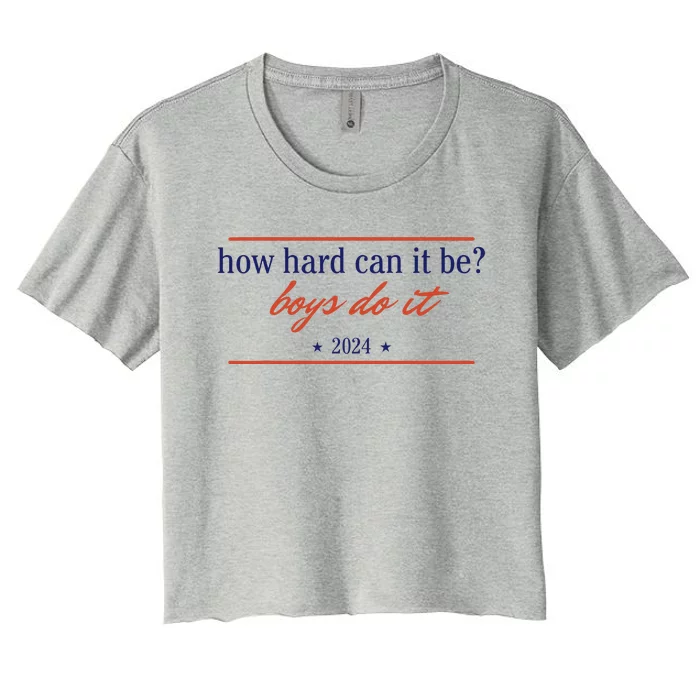 How Hard Can It Be Do It 2024 Women's Crop Top Tee