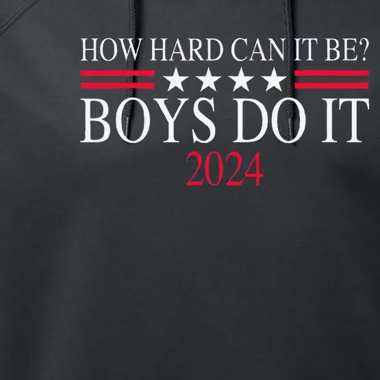 How Hard Can It Be Do It 2024 Funny Performance Fleece Hoodie