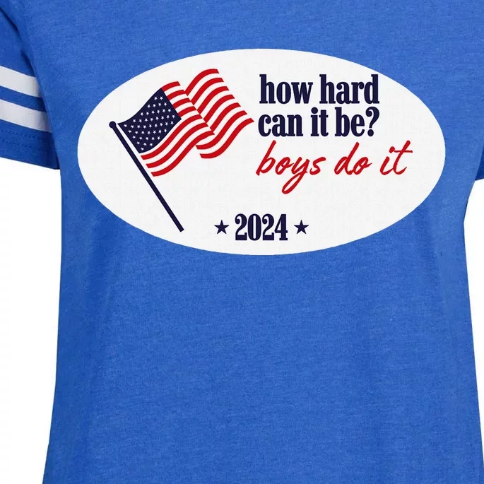 How Hard Can It Be Boy Do It Enza Ladies Jersey Football T-Shirt