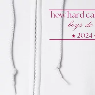 How Hard Can It Be Boy Do It. Harris 2024 Full Zip Hoodie