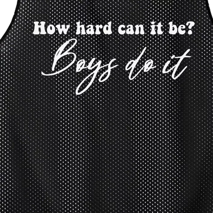 How Hard Can It Be Boy Do It Mesh Reversible Basketball Jersey Tank