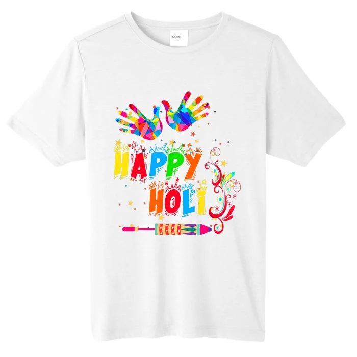 Happy Holi Color India Hindu Gift For ChromaSoft Performance T-Shirt