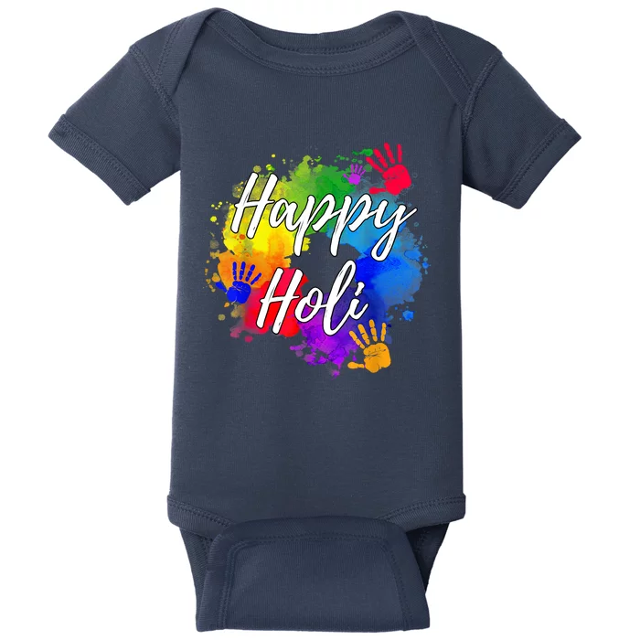 Happy Holi Color India Hindu Gift Baby Bodysuit