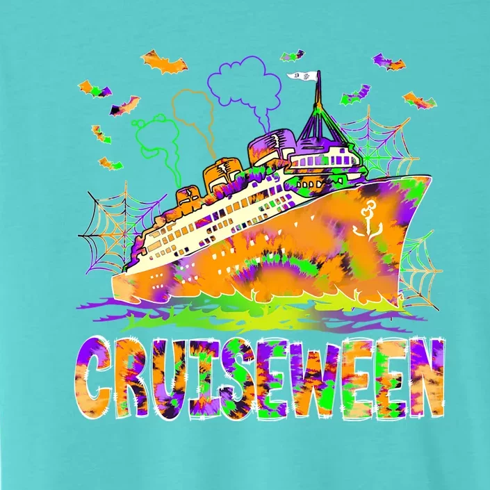 Happy Halloween Cruiseween Pumpkin Spooky Cruise Squad Gift ChromaSoft Performance T-Shirt