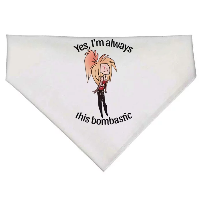 Hazbin Hotel Cherry Bomb USA-Made Doggie Bandana