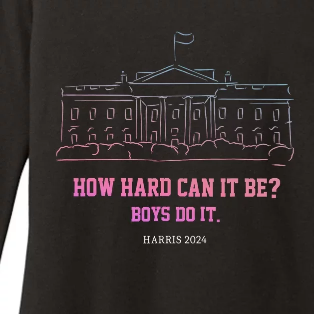 How Hard Can It Be Do It Harris 2024 Womens CVC Long Sleeve Shirt