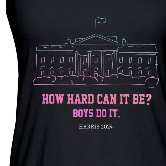 How Hard Can It Be Do It Harris 2024 Ladies Essential Flowy Tank