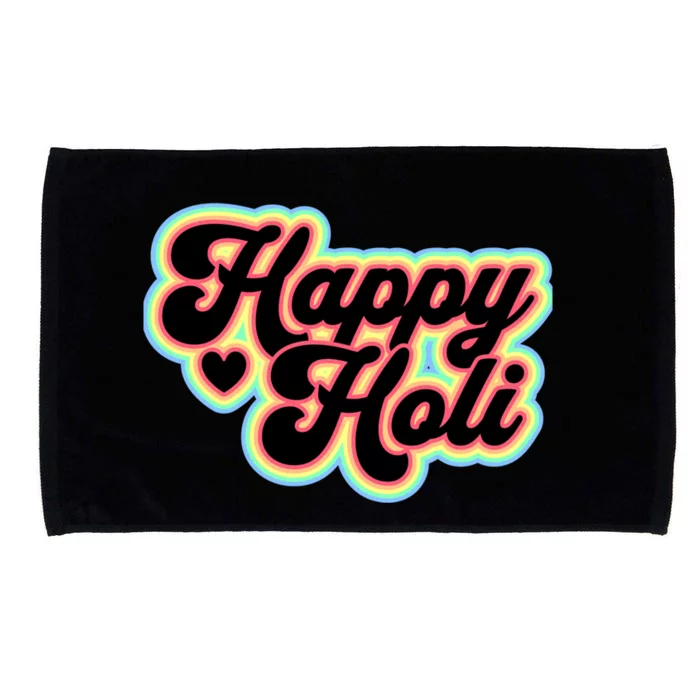 Happy Holi Cute Gift Color India Hindu Gift Microfiber Hand Towel