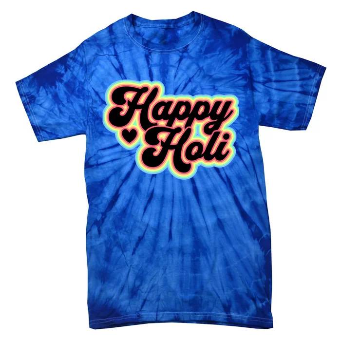 Happy Holi Cute Gift Color India Hindu Gift Tie-Dye T-Shirt