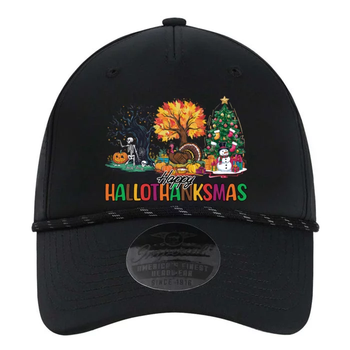 Happy Hallothanksmas Christmas Halloween Thanksgiving Performance The Dyno Cap