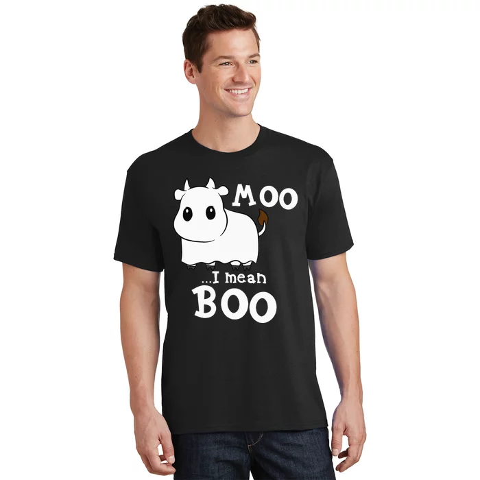 Hilarious Halloween Cow Costume Spooky Moo T-Shirt