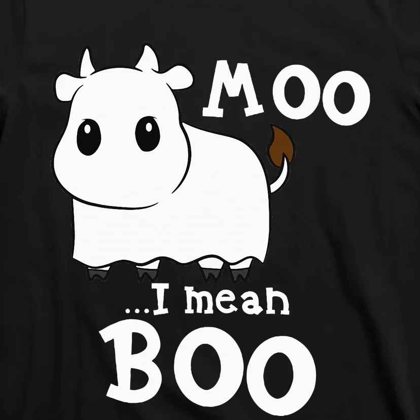 Hilarious Halloween Cow Costume Spooky Moo T-Shirt