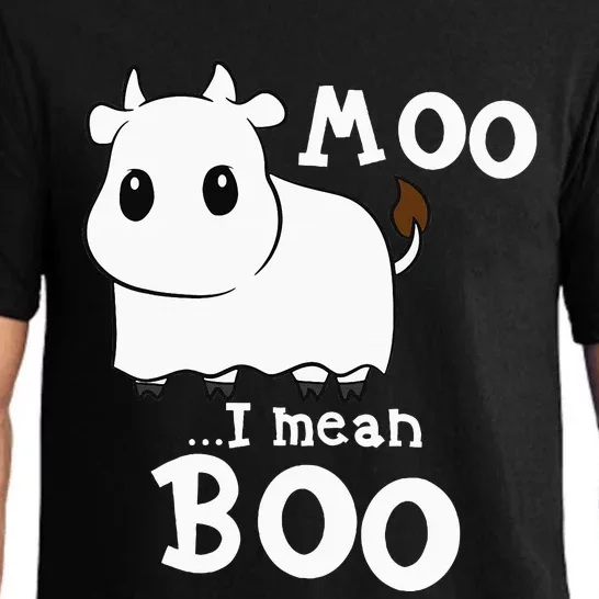 Hilarious Halloween Cow Costume Spooky Moo Pajama Set