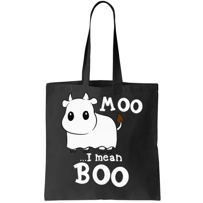 Hilarious Halloween Cow Costume Spooky Moo Tote Bag