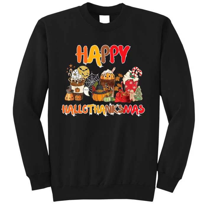 Happy Hallothanksmas Coffee Sweatshirt