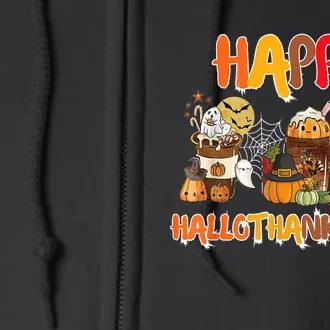 Happy Hallothanksmas Coffee Full Zip Hoodie